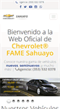 Mobile Screenshot of chevroletsahuayo.com